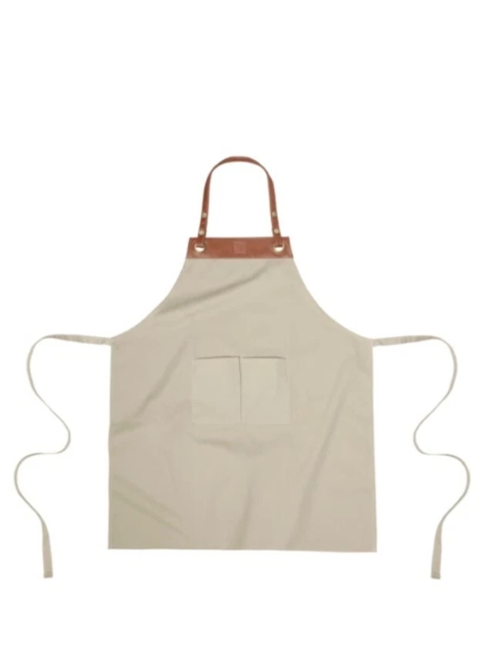 Nespresso upcycled beige canvas barista apron - Neutral Beige